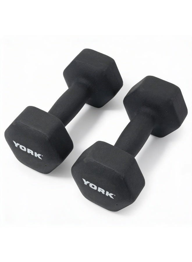 يورك دمبل يورك فيتنس نيو هيكس 5 كجم 15637 – دمبل سداسي ثابت 5 كجم لتمارين القوة - Image 3